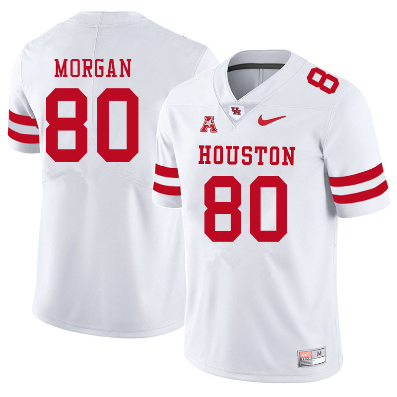 Men #80 Ja'Kori Morgan Houston Cougars College Football Jerseys Sale-White